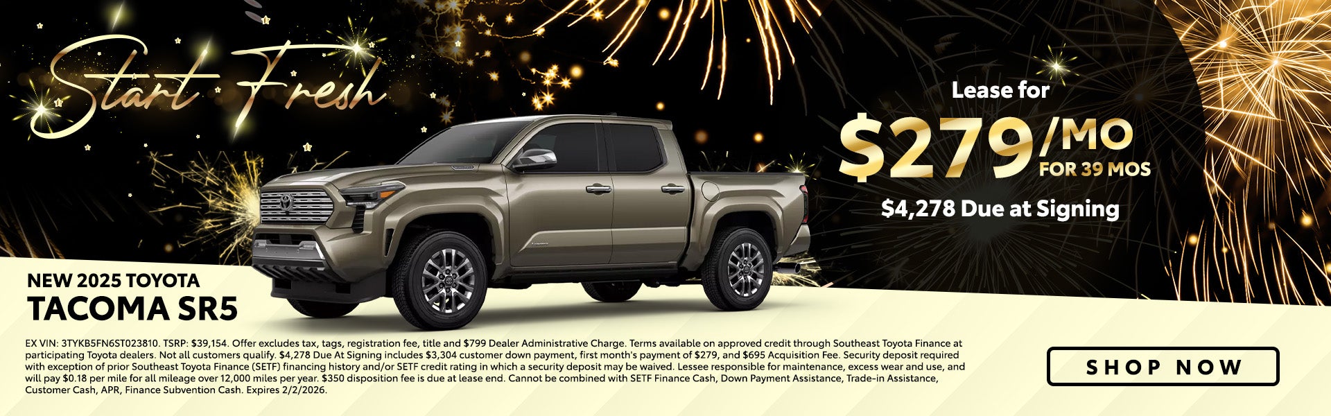 New 2025 Toyota Tacoma SR5