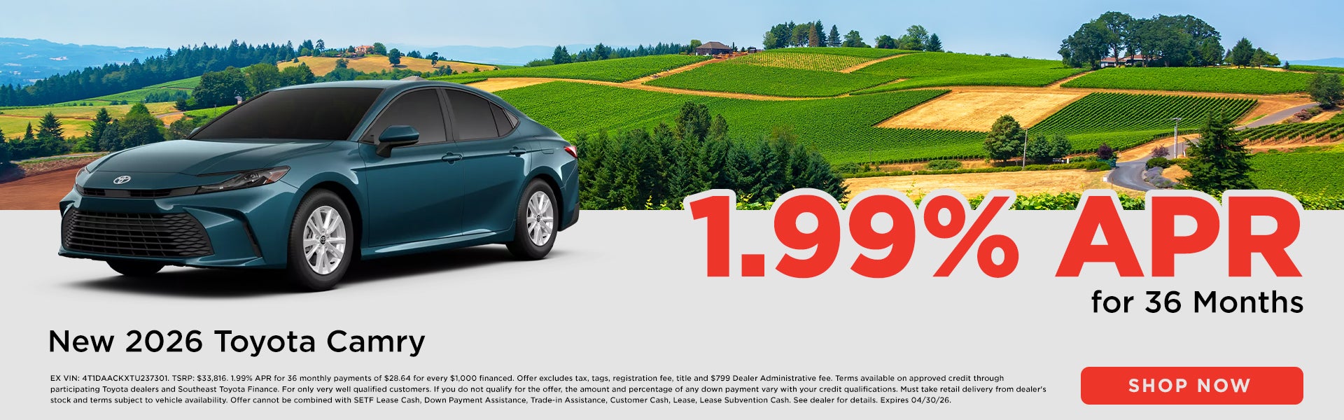 New 2026 Toyota Camry