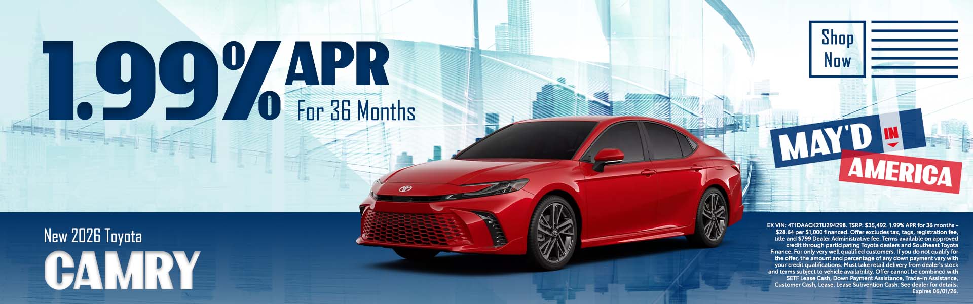 New 2026 Toyota Camry