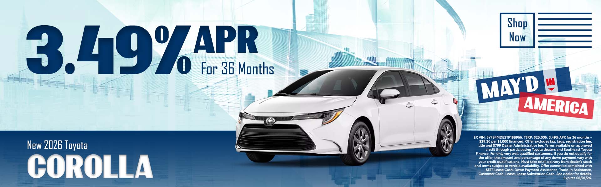 New 2026 Toyota Corolla