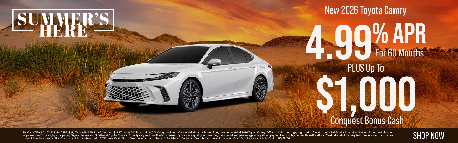 New 2026 Toyota Camry