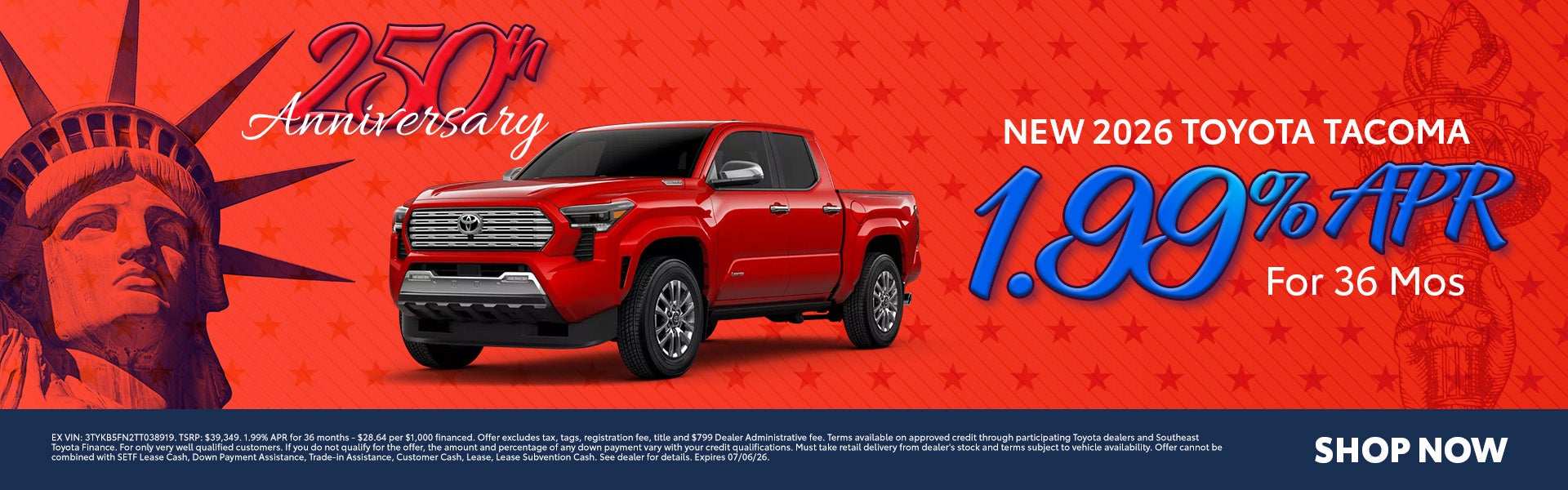 New 2026 Toyota Tacoma