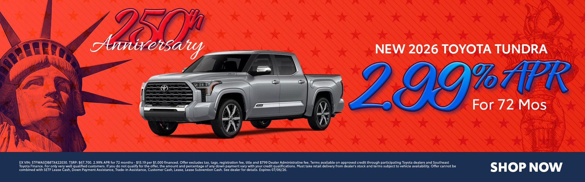 New 2026 Toyota Tundra