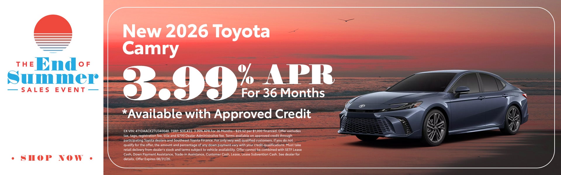 New 2026 Toyota Camry