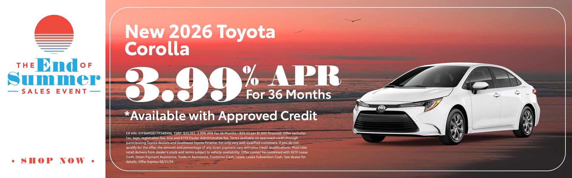New 2026 Toyota Corolla