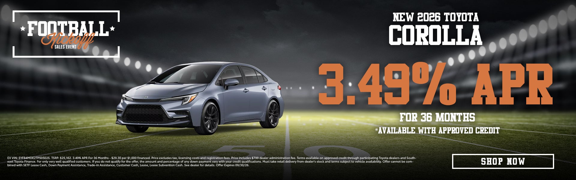 New 2026 Toyota Corolla