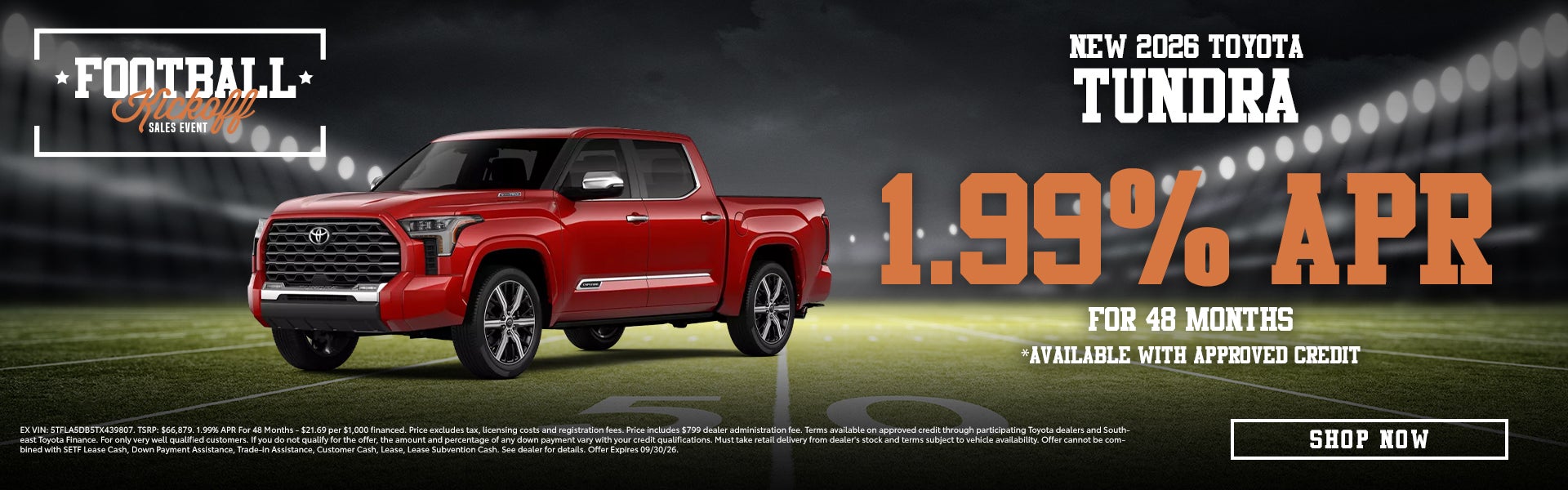 New 2026 Toyota Tundra