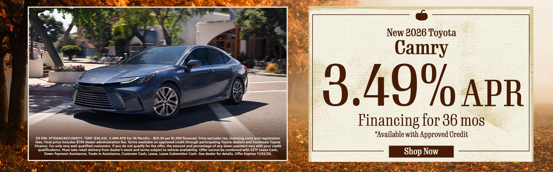New 2026 Toyota Camry