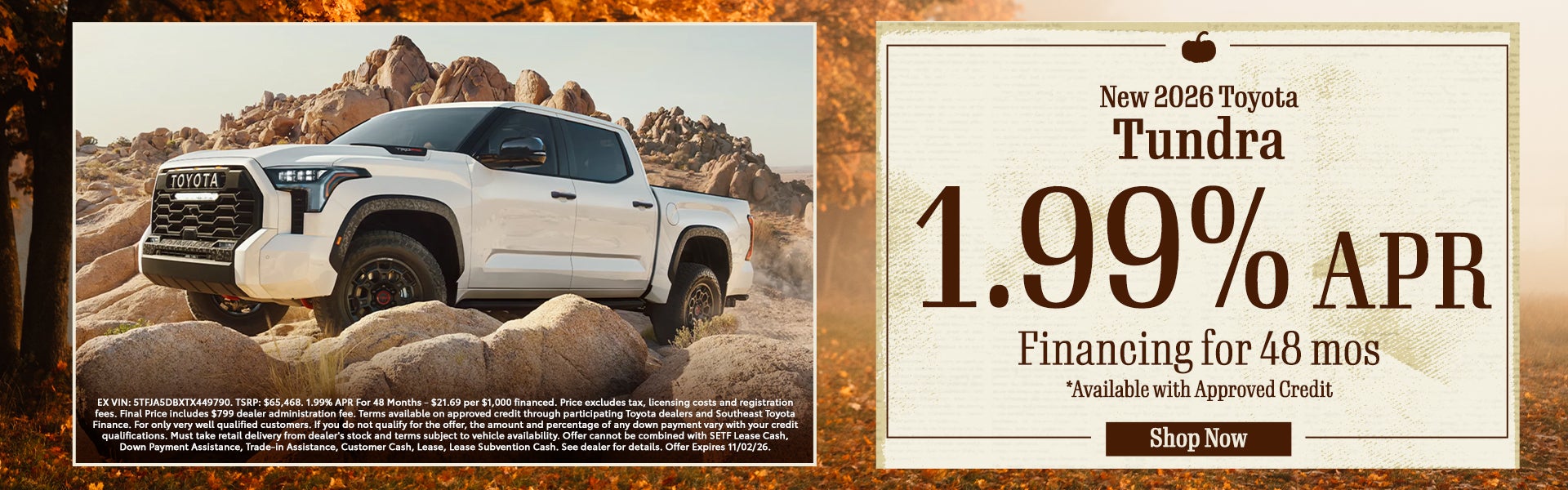 New 2026 Toyota Tundra